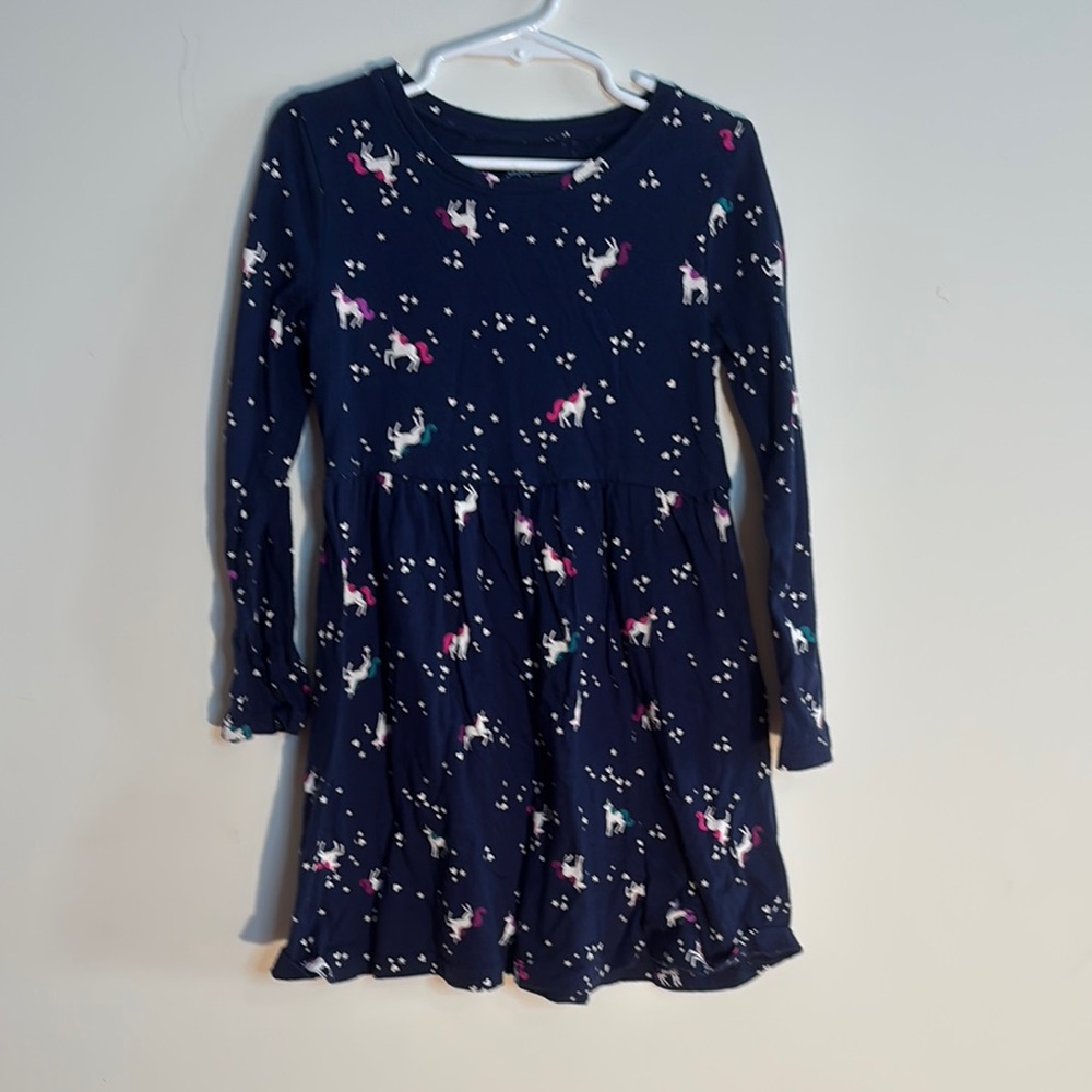 Jumping Beans Blue Long Sleeve Casual Sundress